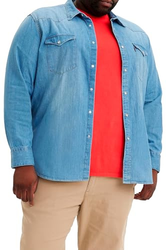 Levi's Big&tall Barstow Western, Camicie Uomo, Esta Noche, 3XL