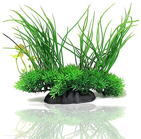 MaoNativey Plantas Artificiales Acuáticas de Plástico, Ornamento Lifelike para Fish Tank Decoración