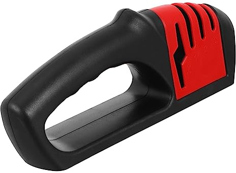 MAGICLULU Ergonomic Knife Sharpener Non-slip Base Fast Knife Grinder for -handed Cutters