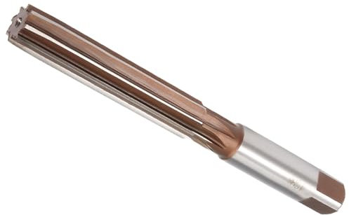 CoCud Hand Reamer, 16mm Cutting Diameter 8 Flutes H8, Alloy Steel Straight Shank Reaming Drill Bit - (Applications: for Aluminum Iron Copper Plastic Wood)