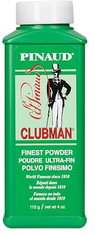 Clubman Pinaud Finest Powder, White, Skin Soothing, 4 oz
