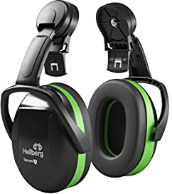 Hellberg Safety Secure 1 Ear Defenders for Helmet Mounting, 42001-001, Professional Hearing Protection for Low to Medium Noise (Level 1)