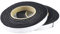 LANUCN BBQ Smoke Seal Strip/Self Stick Leak Proof Smoker Gasket/Oven Door Seal Hopper Lid Sealing Strip/Smoke Keeping Strip/Heat Resistant Grill Gasket (8.2ft,1/2'',1/8'',2 Pack) (Black)