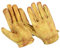 Motorradhandschuhe Leder Retro Old School Cafe RacerChopper, L, Beige