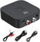 5.0 Bluetooth Audio Receiver Adapter，NFC Wireless Bluetooth Extender,3.5mm AUX or RCA Input Speaker,Amplifier, Car Audio,Headphone,Home Stereo Theater System,Stereo Audio Component Receivers