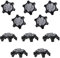 XanQkng 10PCS Golf Spikes Replacements Golf Shoe Spikes Replacement Easy Install to Golf Shoes Provides The Golfer with Traction Stability and Comfort