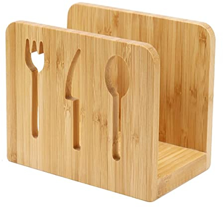 Serviettenhalter Serviettenständer Aus Holz, Serviettenspender Serviettenregal Für Tisch Arbeitsplatte Küche Tischdekoration, Vintage-Heimdekoration, 14.22 cm X 11.68 cm X 8.38 cm