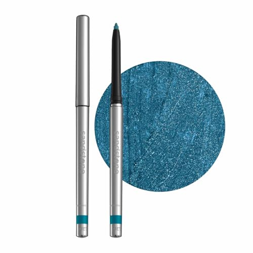 Sandstone Scandinavia Metallic Augenstift – Wasserfester Gel-Eyeliner mit schimmerndem Finish – Hypoallergen, parfümfrei & vegan – Für empfindliche Augen – Blau