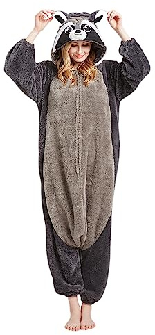 SimZoo Pijama Onesie Unisex Adultos Animal Kigurumi Carnaval Disfraz Halloween Cosplay Ropa Navidad Fiestas Espectáculo Traje una Pieza