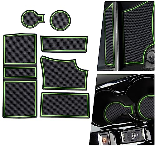 BIBIBO Gummimatten Antirutschmatten kompatibel mit Peugeot 208 e-208 / Peugeot 2008 e-2008 2020-2025 (Automatikgetriebe), Gummi-Automatten, Auto Matten Zubehör, Aufbewahrungsbox rutschfeste Matten