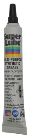 Superlube, högkvalitativt syntetiskt fett och olja med PTFE, utmärkt skydd och smörjning, mot korrosion, rost och slitage (21014 – syntetiskt fett, 12 g)