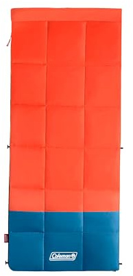 Coleman Kompact 20°F/30°F/40°F Sleeping Bag, Cool-Weather Adult Sleeping Bag with Heat Retention, Stuff Sack, & Snag-Free Zipper, Great for Camping, Sleepovers, Guests & More