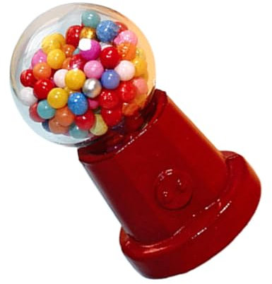 Giocattolo per macchina per caramelle – 20 G giocattolo leggero, macchina vincitore | Macchina per masticare la casa delle bambole facile da usare | Macchina Candy Catcher per accessori per bambini