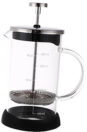 COLLBATH Tasse À Café Manuelle De 590 Ml Avec Échelle Élégante Théière Pour Café À Usage Domestique