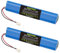 10.8V 2500mAh NI-MH Batterie pour Velux 946933 avec câble et Prise, pour Velux Entraînement Volets Roulants, Volets Roulants Solaires, Volets Roulants Solaires SSL, 846933 946930 (2 pièces)