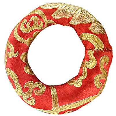 Mikinona Klangschalenkissen Nepal Handgefertigtes Leichtes Sound Bowl Cushion Durchmesser Zufällige Farben Für Meditation Und