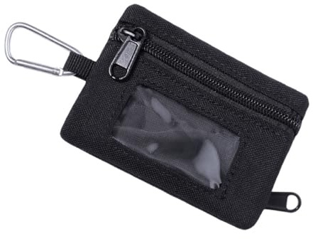 Mikikit Paquet Banane Multifonctionnel Noir en Tissu Résistant pour Homme, Paquet Banane de Camping Extérieur Pratique, Léger et Compact, Randonnée et Voyage