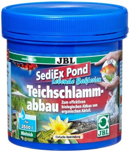 JBL SediEx Pond 250g, Bactéries et oxygène actif pour la dégradation des boues