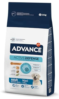 Advance Maxi Chicken, Pienso para Perros Adultos de Razas Grandes con Pollo, 14kg