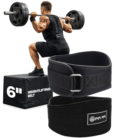 Elite Body Squad – Cintura sollevamento pesi in neoprene, ideale per powerlifting, palestra e supporto lombare. Leggera, resistente e perfetta per addominali e bodybuilding.