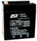 DSK 10378 - Batería Plomo AGM terminal F2 Recargable y Sellada con 12V 5Ah. Batería ideal Para Alarmas del Hogar e Industria, Juguetes Eléctricos para niños, Aparatos de Movilidad, Patinetes, Cercados