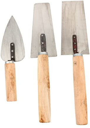 BESTonZON 1 Rostfri Spatel Spackel Spackel Skrapa Tegel Pekande Murslev Spatelskärare Rostfri Spackle Dörr Fogspackel Färg Glasblock Verktyg Kakel Trä Murare