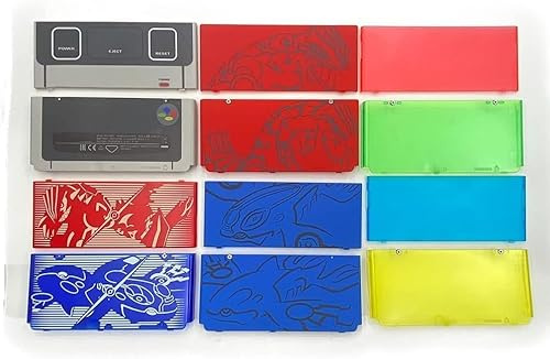 Front- und Rückgehäuse, Ersatz für neue 3DS-Version 2015 Spielekonsole (schwarz)