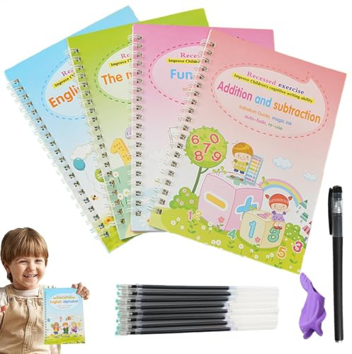 Kit di pratica scrittura a mano - quaderno di scrittura, strumenti di apprendimento | kit di scrittura a mano, migliorare la scrittura, pratica per, scuola, scrittura creativa