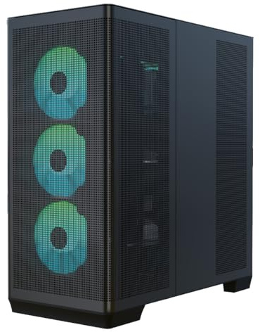 APNX GEH Midi C1-R-BK-V1 datorhölje, MicroATX, Mini-ITX kompatibel, svart