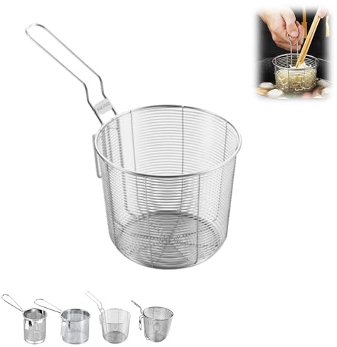 Cestello Per Pasta in Acciaio Inox,Divisorio Per Cottura,Cestello per pasta separata,Mestolo per spaghetti,cestelli Separato Per Pentola Ideale Per Scolare Spaghetti e Noodles Set