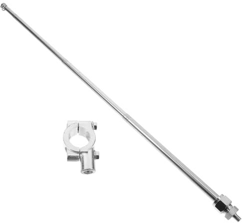 Veemoon Asta per bandiera per moto regolabile retrattile per bicicletta in lega di alluminio per mountain road bicicletta fuoristrada accessori