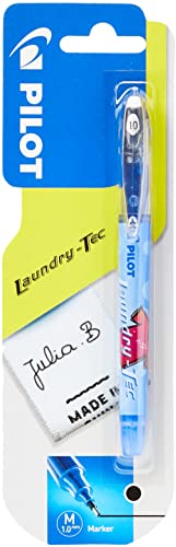 Pilot Laundry Tec Fabric Marker 1.0 mm Tip - Black, Single Pen