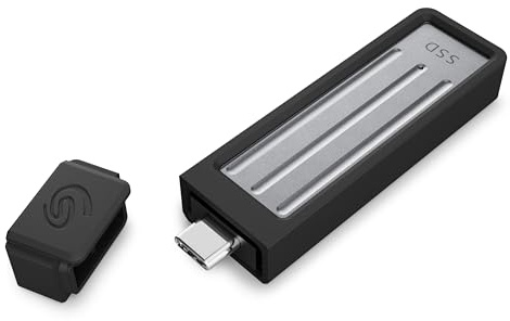 Seagate Ultra Compact 2TB, Externe SSD, 1000MB/s, USB 3.1 Typ C, inkl. Data Rescue Service (STMX2000400)