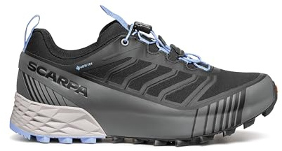 SCARPA Ribelle Run 2 GTX - Scarpe da trail running da donna, impermeabili, in Gore-Tex, leggere e ad alte prestazioni, Nero/Lavanda, 9-9.5