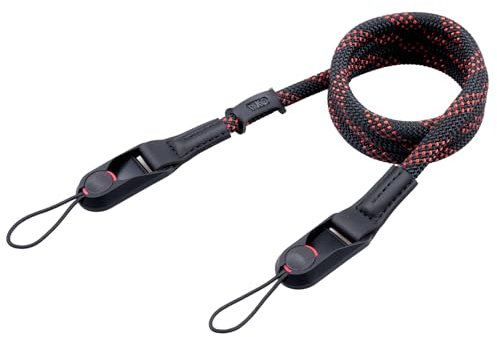 VKO Camera Strap Quick Release Camera Straps for Man Woman Photographers Adjustable Camera Neck Shoulder Crossbody Strap for SLR DSLR Digital Mirrorless Camera(Black Red)