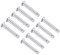 TA-VIGOR 10pcs 5 x 30mm Clevis Pins Single Hole, Zinc-Plated Steel Flat Head Link Hinge Pin Fastener for Mechanical Linkage, Ship Rigging, Fixed Parts