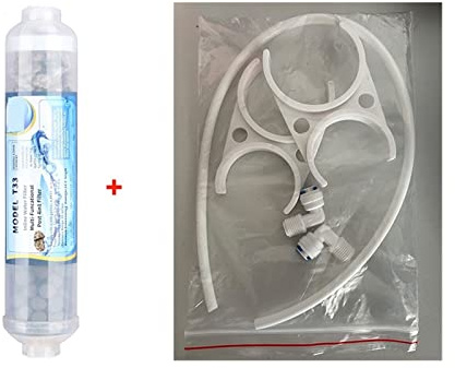 ZKLGS Impianto ad osmosi inversa, Mineralizzante Debole Alcalino Maifan Pietra Multistadio Filtro mit Raggi Infrarossi Lontani Filtro PH/Calcio con 2 Pz Connettore(6t 6 Points)