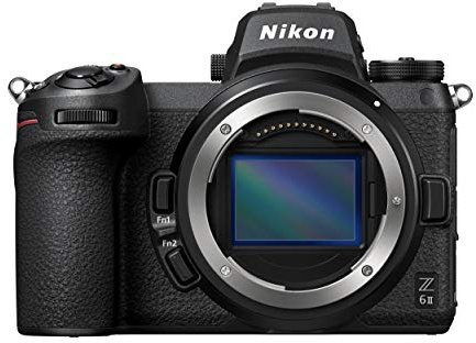 Nikon Z6II Body Fotocamera Mirrorless Full Frame, CMOS FX da 24.5 MP, 273 Punti AF, Mirino OLED da 3.690k Punti Quad VGA, 4K, LCD 3.2, Nero, [Nital V.I.P.: 6 anni di garanzia]