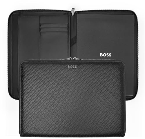 Hugo Boss A4 Konferenzmappe Monogram Zipped Black
