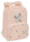 Safta Minnie Mouse Baby Kinderrucksack, anpassbar mit Griffen, recycelbarer Stoff, ideal für Kinder verschiedener Altersgruppen, bequem und vielseitig, Qualität und Widerstandsfähigkeit, 20 x 8 x 28