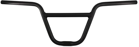 S SENQI BMX Handlebars Bike Handlebar Aluminum Alloy Bicycle Handle Bars Lightweight Riser Bar 22.2mm Bar End 730 * 25.4 * 22.2mm,Black