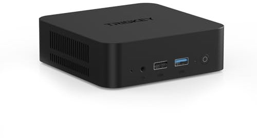 TRIGKEY Mini PC, 12th Intel Processor Key-N100 4C/4T (Up to 3.4GHz) 16G DDR4 500G SSD, Mini Computer Support Dual HDMI 4K@60Hz Output/ 2 * 1000M LAN/WiFi-5/ BT 5.0/USB3.2 Micro pc
