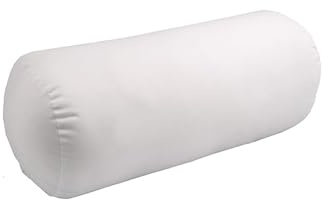 Pillow Roll Neck (Pack of 1), 15 x 45 cm – Round Bolster Cushion Filled with Hollowfibre – Polyester Pad