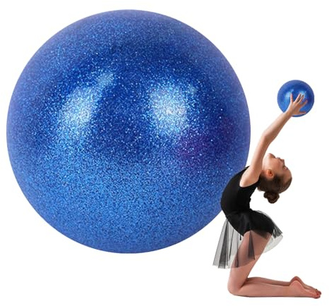 Liten Yogaboll 15cm Liten Tränings Och Yogaboll För Kärnträning | Balans- och Styrketräning Pilates Accessoarer Glitter för Kvinnor Flickor
