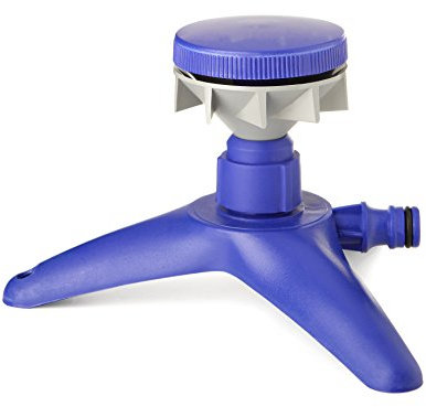 TATAY 20601 - Irrigatore a Pioggia Rotante con Base, 18 x 11 x 16,5 cm, Colore Blu