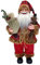 Babbo Natale in Piedi Figura,YouXiaor Bambola di Babbo Natale 35cm Figura di Babbo Natale Seduta Ornamento di Babbo Natale Statuine Natalizie in Miniatura Mini Babbo Natale Artigianato Decorazione Nat