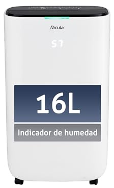 facula - Deshumidificador portátil Sáhara 16l/día