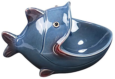 MUSISALY Plateau À Bijoux en Céramique en Forme De Poisson Organiseur D'assiettes À Fruits en Porcelaine Décoration Simple Et Élégante pour La Maison