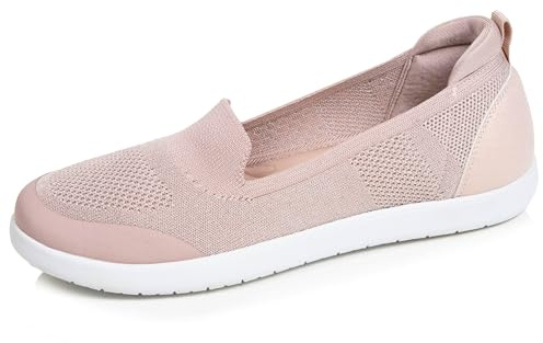 Isotoner Ballerines Femme Facile à Enfiler, Semelle à mémoire Forme,Confortable et légère, 41 EU, Rose