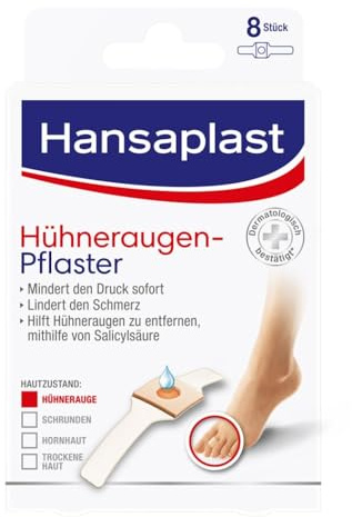 Hansaplast 92873 Hühneraugenpflaster 8 Strips